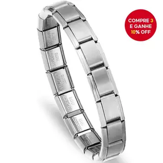 Pulseira Modular Stretch Italiana Em Aço Inoxidável em Oferta na Shopee