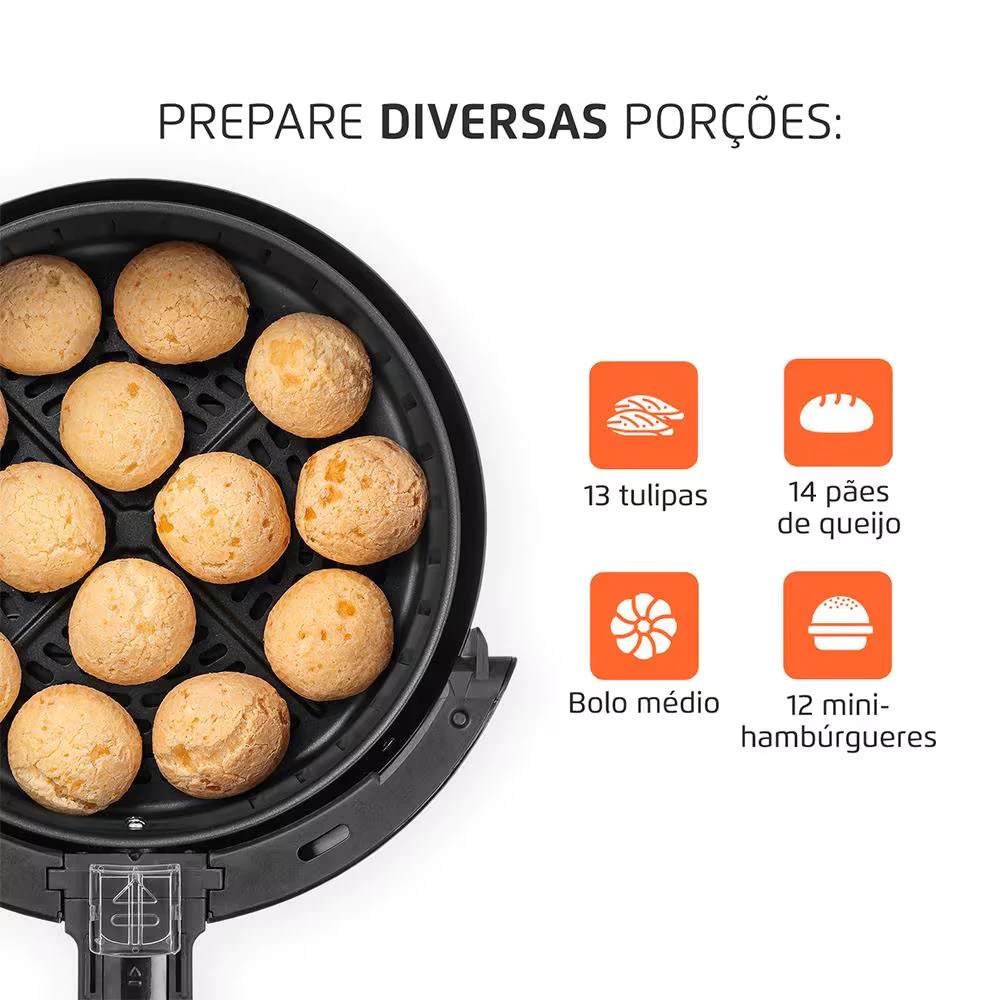 Fritadeira Sem Óleo Air Fryer AF-30 Family IV 3,5 Litros Mondial