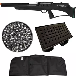 Carabina de Pressão PCP T-Rex Bullpup 5.5mm FXR279 Com Válvula Reguladora - Artemis + Capa + Chumbo + Porta Chumbo em Oferta na Shopee