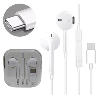 Fone de ouvido tipo c usb-c som alta qualidade c/ microfone original