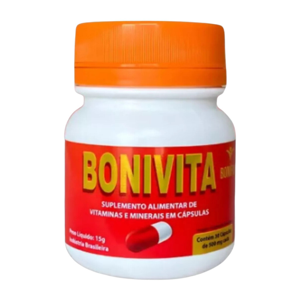 Kit 12 Bonivita Suplemento Alimentar Natural - 30 Caps - 100% Natural ...