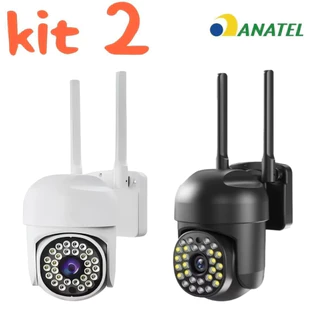 Câmera WIFI - IP66 com alarme IR 28 LED Wifi HD Dual Volt Motion Sensor app YOOSEE kit 2 yihan