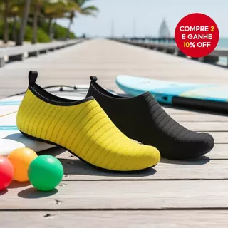 Meias aquáticas de secagem rápida e antiderrapantes para snorkeling e caminhadas na praia - para homens e mulheres em Oferta na Shopee