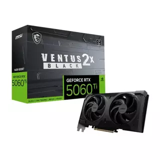 Placa de Vídeo MSI Geforce RTX 5060 Ti Ventus 2X Black OC Plus em Oferta na Shopee