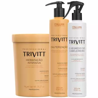 Kit Trivitt Cauterização 300Ml + Máscara Hidratação Intensiva 1Kg + Segredo em Oferta na Shopee