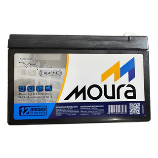 Bateria Moura Vrla Alarme 12v 4Ah IDEAL PARA CERCA ELÉTRICA E ALARME/UPS/ESTABILIZADORES ETC