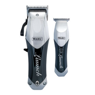 Wahl Kit de Máquinas de Cortar Cabelo e Maquina de Acabamento Profissional Sem Fio Launch Bivolt