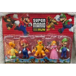 Kit Super Mário Bros nitendo Articulado 5 bonecos de PVC 14 cm Envio Imediato em Oferta na Shopee