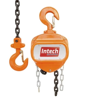 Talha manual com capacidade de 2000 Kg e 5 metros de corrente - LIFT520 - Intech Machine em Oferta na Shopee