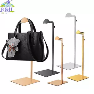 B & H Ajustável Polido Ouro/Prata Pendurado Saco Bolsa Prateleira Expositor Bolsas Titular Ra Organizador Suporte De Arm em Oferta na Shopee