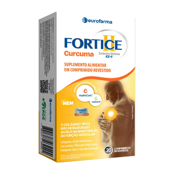 Fortice Curcuma Suplemento Alimentar 30 Comprimidos | Shopee Brasil