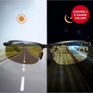 Óculos De Sol Fotocromáticos Polarizados Masculinos Para Uso Diurno E Noturno , Ideais Pesca Direção em Oferta na Shopee