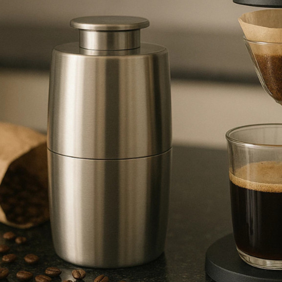 Moedor de Café Elétrico Triturador de Grãos Aço Inox 200W - 