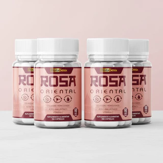 4x Rosa Oriental 60 Cápsulas | Linha Premium - Promoção Envio Imediato
