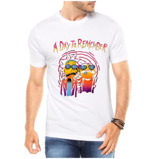 Camiseta Unissex A Day to Remember Banda de Rock Blusa 100% algodão Envio Rapido
