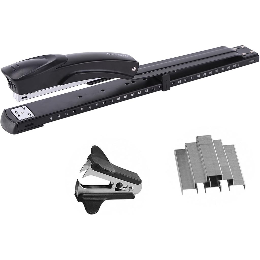 Grampeador de Longo Alcance, com 2000 Grampos e Removedor de Grampos em ...