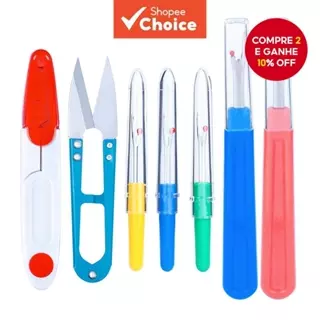 Conjunto De Estripador De Costura De Linha ABC Cortador De Montagem Múltipla Para Remoção De Acessórios De Máquina Portá em Oferta na Shopee