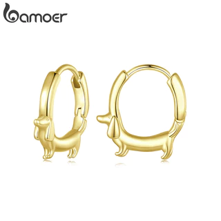 Brincos Bamoer Dachshund Dourado Para Mulheres Meninas Joias Da Moda em Oferta na Shopee