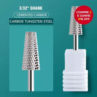 Broca de Carboneto de Tungstênio Cortador de Fresa para Lixar Unhas Manicure e Pedicure em Oferta na Shopee