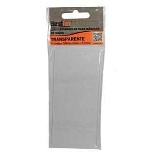 Lente para máscara de solda 108 mm x 50 mm retangular - BFH2228 Bestfer em Oferta na Shopee
