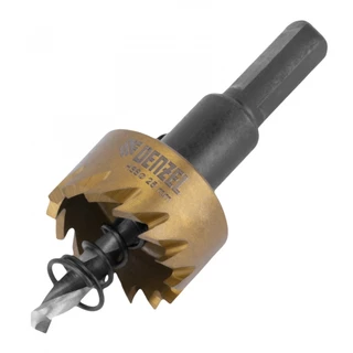 Serra copo para metal 25 mm revestimento em Nitreto de Titânio com suporte Denzel em Oferta na Shopee