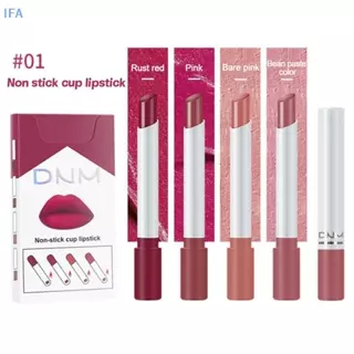 IFA 4 Pçs/Set Maquiagem Lipsti Cosméticos Coreanos Sexy Lip Tint Gloss À Prova D'água Maquillaje Fosco De Longa Duração em Oferta na Shopee