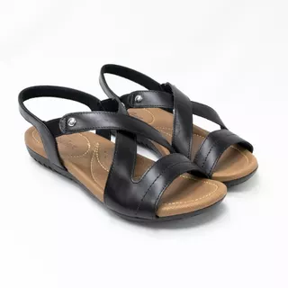 Sandália Fem Rasteira Usaflex Preto R1804098 em Oferta na Shopee