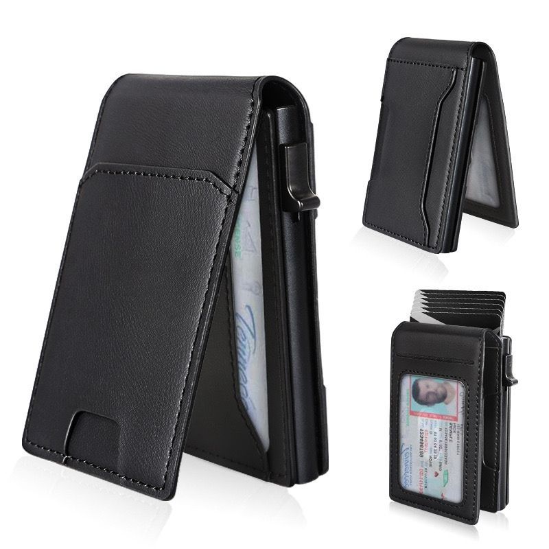 Carteira Masculina Slim Ejetora Porta Cartões Moderna | Shopee Brasil