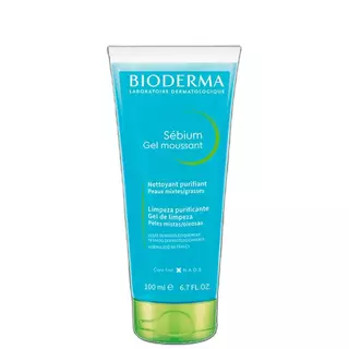 Bioderma Sébium Gel Moussant Gel de Limpeza Antioleosidade de Alta Tolerância 100ml em Oferta na Shopee