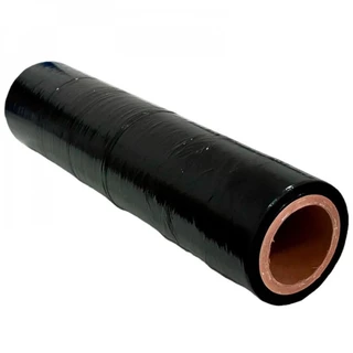 Filme plástico stretch 500 mm 30 micra 4 kg preto em Oferta na Shopee