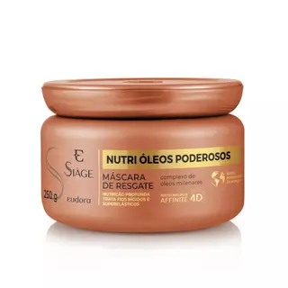Eudora Siàge Nutri Óleos Poderosos Máscara Capilar 250g em Oferta na Shopee