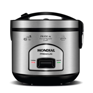 Panela Elétrica de Arroz PE-43 500W com Capacidade de 6 Xícaras Mondial em Oferta na Shopee