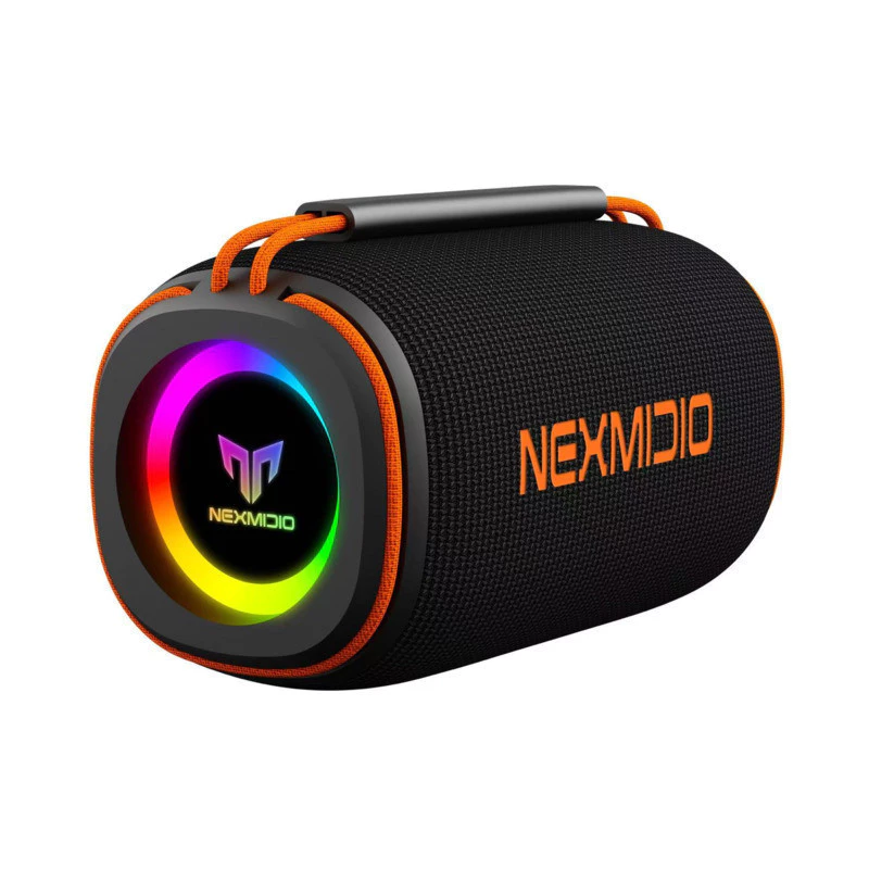 Portátil Caixa De Som Bluetooth Resistente a Água Com Alto Falante Duplo e Luz RGB Caixa De Som Com MD-B02