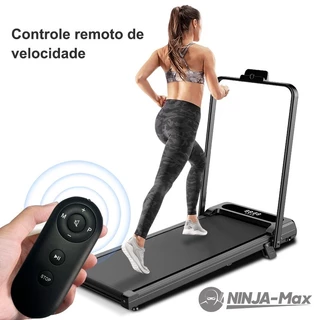 Esteira Elétrica Portátil Fitness Residencial Até 120 kg Velocidade 0-8km/h (127V/220V) em Oferta na Shopee