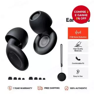 Tampões De Ouvido Avançados Com Redução De Ruído (Kit De 8 Tamanhos)-Proteção Ultramacia De Silicone Para Dormir | Confo em Oferta na Shopee
