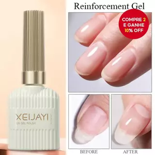 1pc 15ml Gel De Unhas De Construção Transparente Para Fortalecimento Base De Extensão Casaco UV LED em Oferta na Shopee