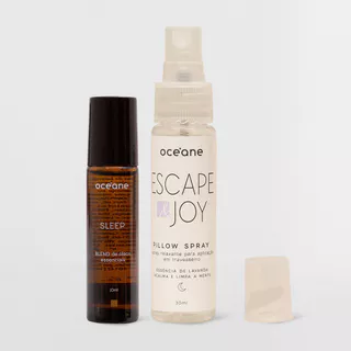 Kit Blend de Óleos Essenciais para Dormir Melhor + Spray Relaxante para Travesseiro (2 Produtos) em Oferta na Shopee