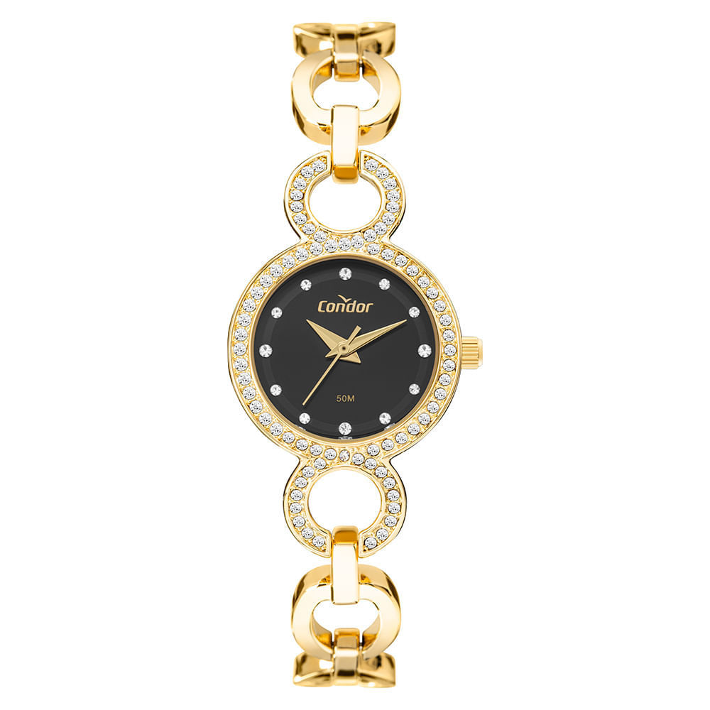Relógio Condor Feminino Bracelete Dourado - CO2035NVG/5P