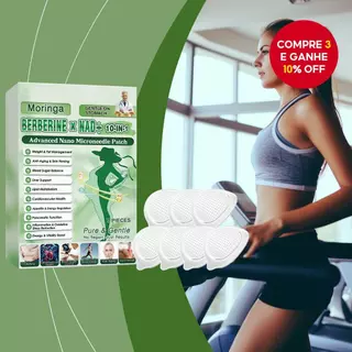 Patch de Cuidados com o Corpo 7pcs - Cuidados com a Pele Leve e Direcionado com Moringa, Berberina e NAD+ em Oferta na Shopee