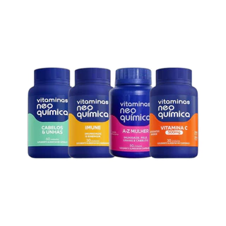 Kit Cabelos + Imune + Mulher + Vitamina C - NEO QUIMICA