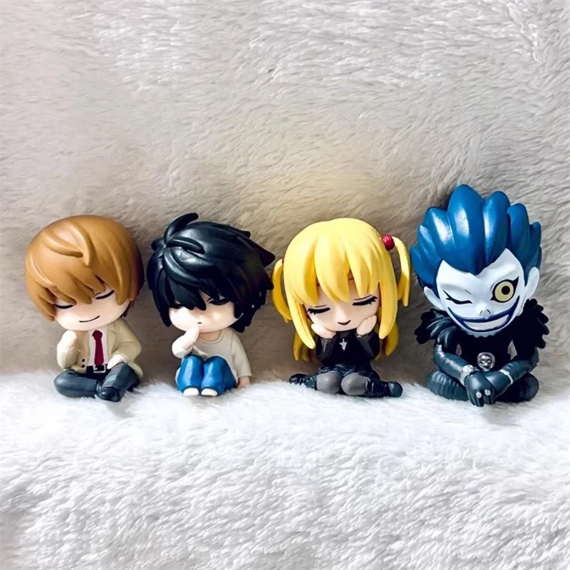 4 Pçs/set Death Note L Lawliet Anime Figura Yagami Light Action