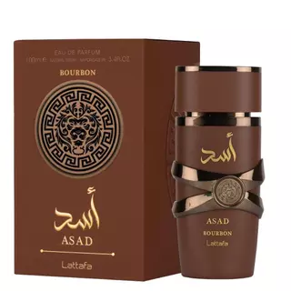Perfume Árabe Lattafa Asad Bourbon Masculino Eau de Parfum 100ml em Oferta na Shopee