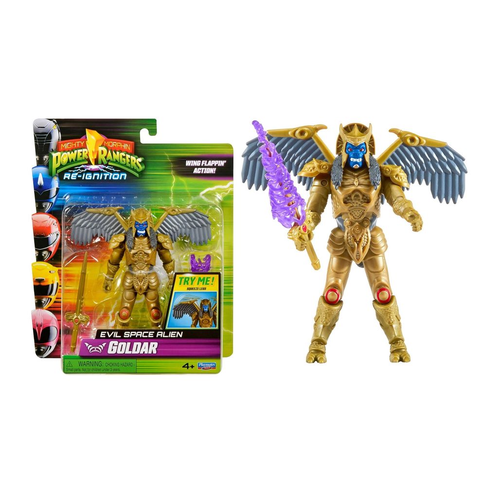 Boneco Articulado Goldar - Evil Space Alien - Mighty Morphin Power ...