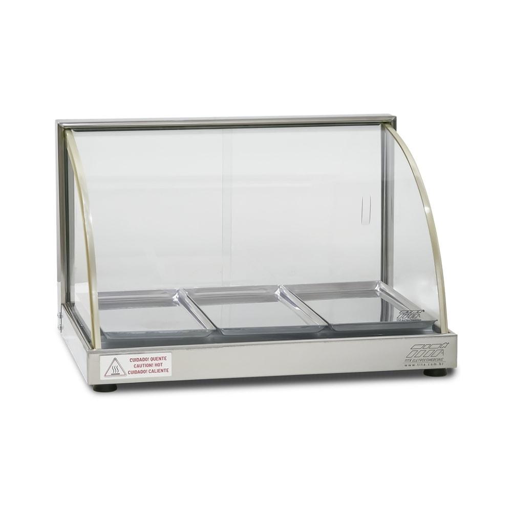 Estufa Vitrine Curva para Salgado 3 bandejas W3B Titã 220V