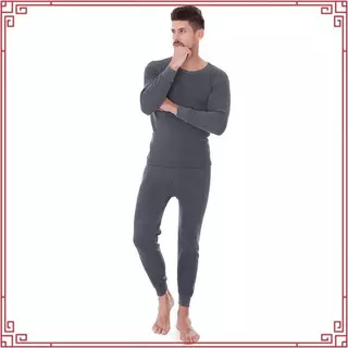 Pijama De Inverno Masculino Plus Size Manga Longa Flanelado blusa com calça térmica forro peluciado segunda pele em Oferta na Shopee