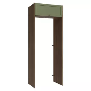 Porta-Geladeira 83 cm 1 Porta Basculante Rustic/Verde Vik Madesa em Oferta na Shopee