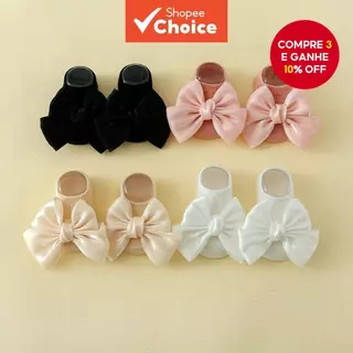 Meias Infantis Antiderrapantes Adesivas , Algodão Respirável , Itens Essenciais Para Recém-Nascidos em Oferta na Shopee