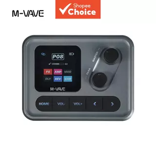  M-VAVE Pocket AMP Mini Amplificador de Guitarra e Baixo 1,54 Tela LCD Colorida Controle por APP Processador de Efeitos