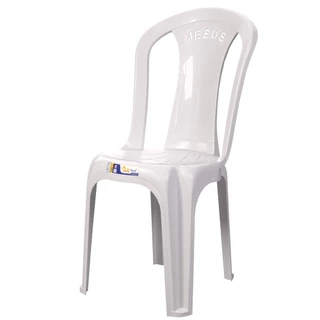 Cadeira plástica sem braço bistrô - Jesus - Solplast em Oferta na Shopee