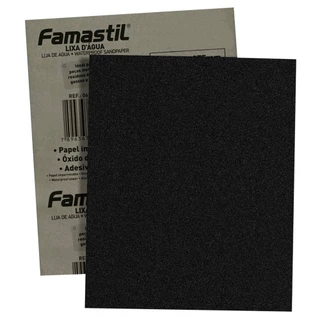 Folha de lixa D'água - F51.01 - Famastil (80) em Oferta na Shopee